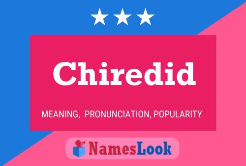 ملصق اسم Chiredid