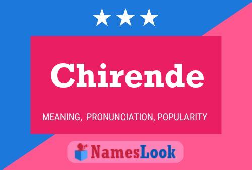 ملصق اسم Chirende