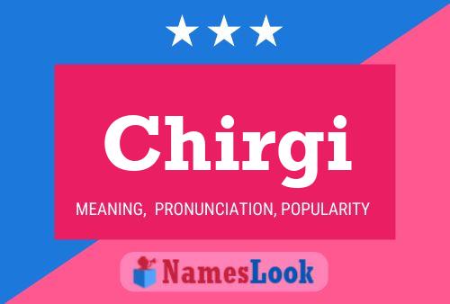 ملصق اسم Chirgi