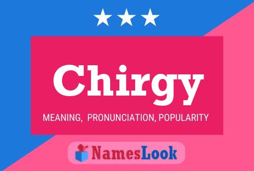 ملصق اسم Chirgy