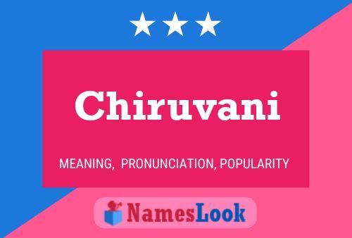 ملصق اسم Chiruvani