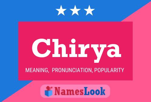 ملصق اسم Chirya