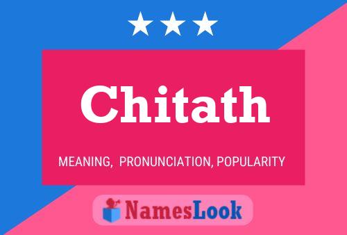 ملصق اسم Chitath