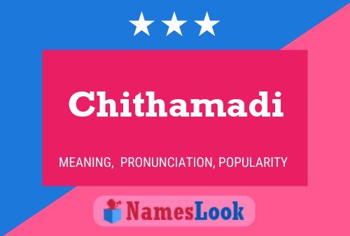 ملصق اسم Chithamadi