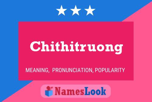 ملصق اسم Chithitruong