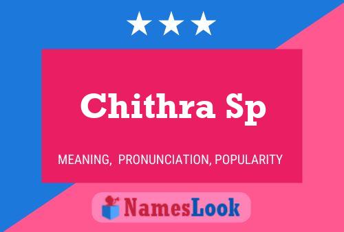 ملصق اسم Chithra Sp