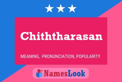 ملصق اسم Chiththarasan