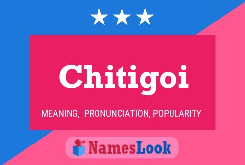 ملصق اسم Chitigoi