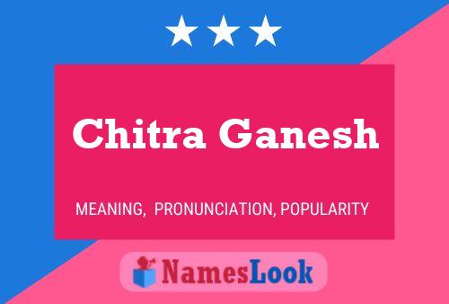 ملصق اسم Chitra Ganesh