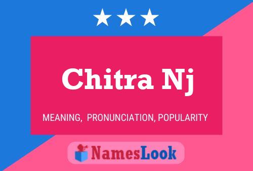 ملصق اسم Chitra Nj