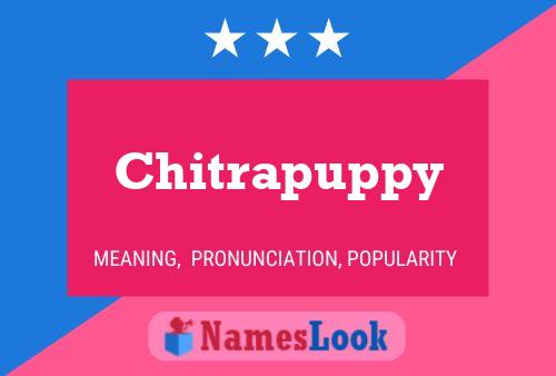 ملصق اسم Chitrapuppy