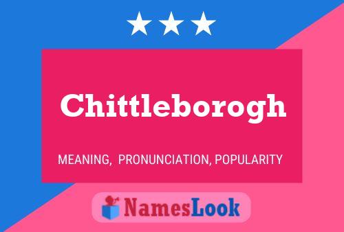 ملصق اسم Chittleborogh