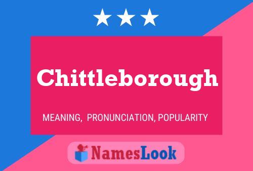 ملصق اسم Chittleborough