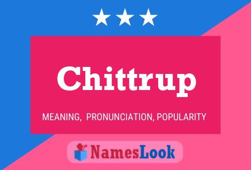 ملصق اسم Chittrup