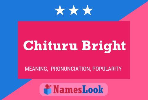 ملصق اسم Chituru Bright