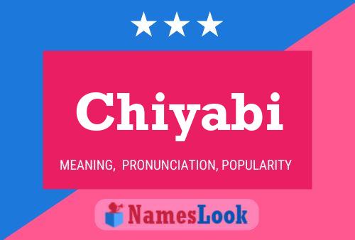 ملصق اسم Chiyabi