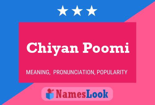 ملصق اسم Chiyan Poomi