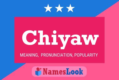 ملصق اسم Chiyaw