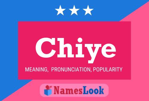 ملصق اسم Chiye