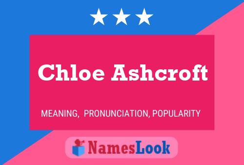 ملصق اسم Chloe Ashcroft