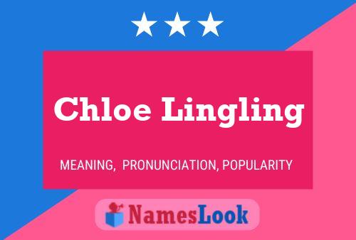 ملصق اسم Chloe Lingling