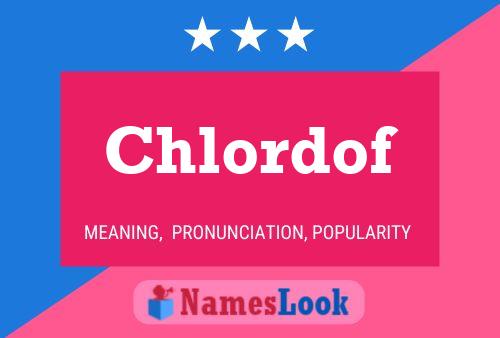 ملصق اسم Chlordof