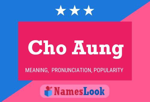 ملصق اسم Cho Aung