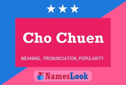 ملصق اسم Cho Chuen