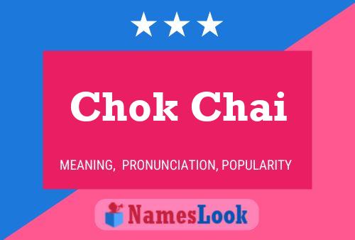 ملصق اسم Chok Chai