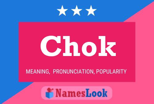 ملصق اسم Chok