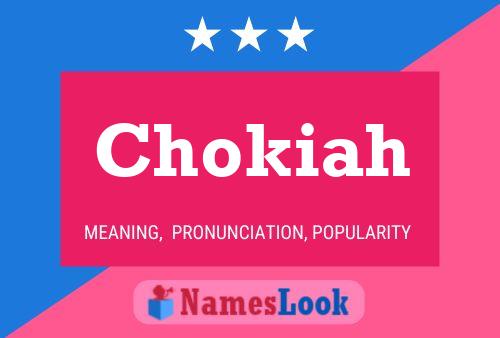 ملصق اسم Chokiah