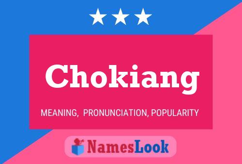 ملصق اسم Chokiang