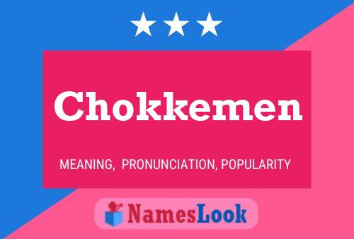 ملصق اسم Chokkemen