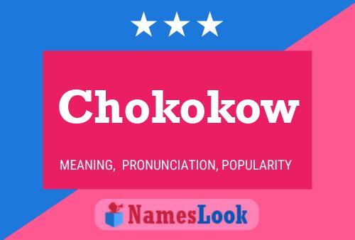 ملصق اسم Chokokow