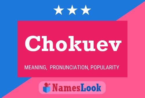 ملصق اسم Chokuev