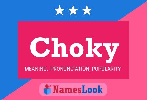 ملصق اسم Choky