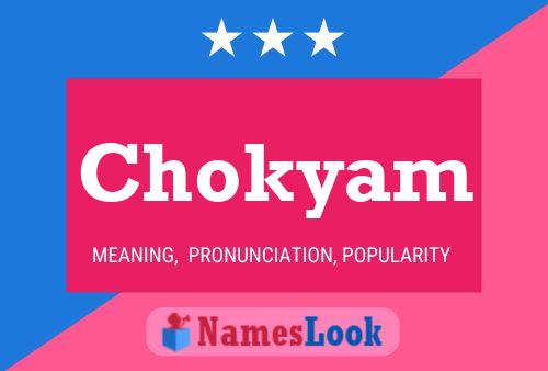 ملصق اسم Chokyam