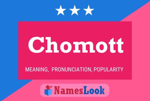 ملصق اسم Chomott