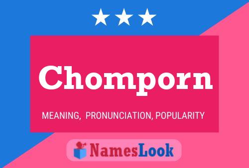 ملصق اسم Chomporn