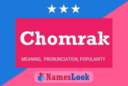 ملصق اسم Chomrak