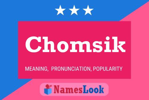 ملصق اسم Chomsik