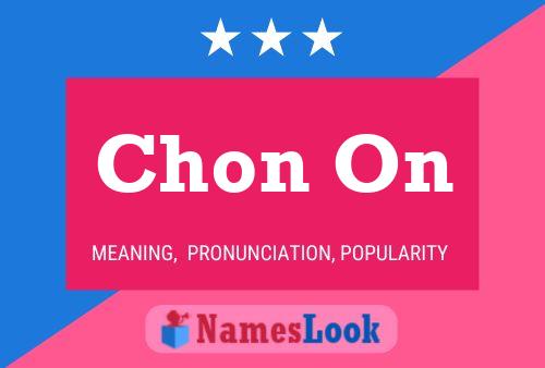 ملصق اسم Chon On