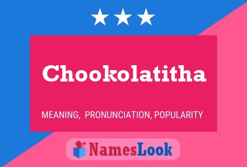 ملصق اسم Chookolatitha