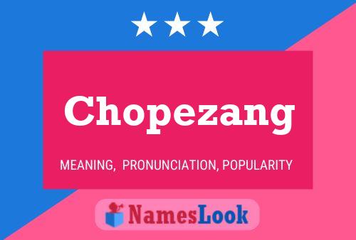 ملصق اسم Chopezang