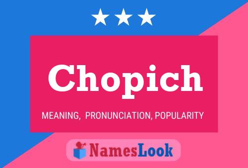 ملصق اسم Chopich