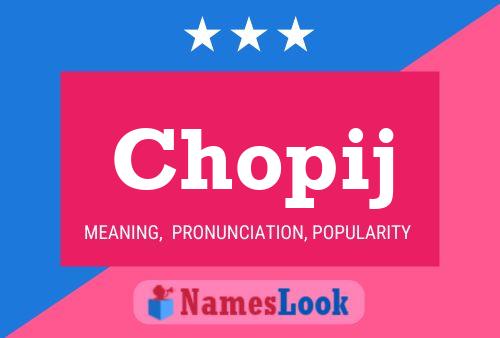 ملصق اسم Chopij