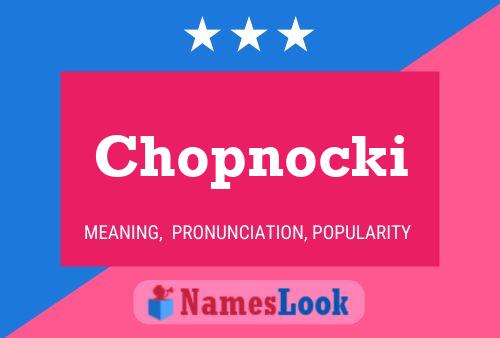 ملصق اسم Chopnocki