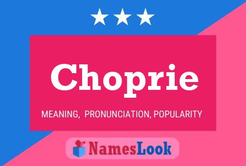 ملصق اسم Choprie