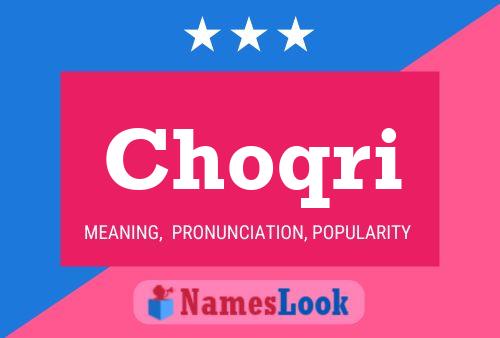 ملصق اسم Choqri