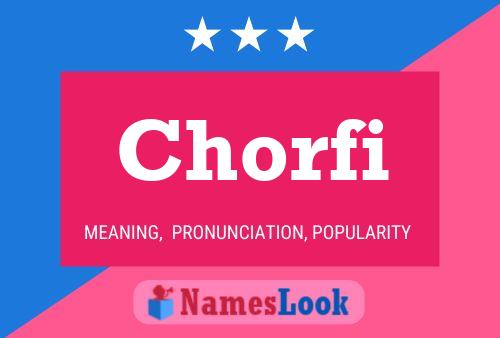 ملصق اسم Chorfi